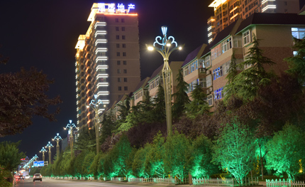 韓城形象再升級(jí)，華體照明來助力